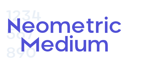 Neometric Medium-font-download