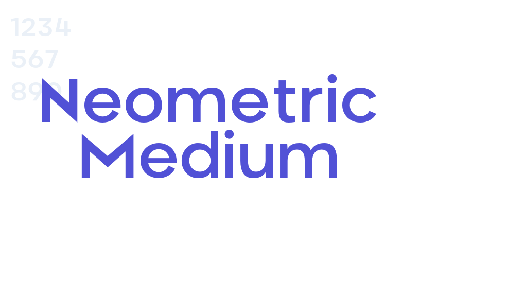 Neometric Medium-font-download