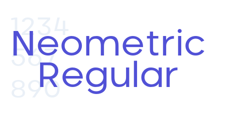 Neometric Regular-font-download