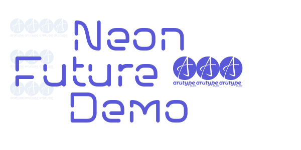 Neon Future 2.0 Demo font free