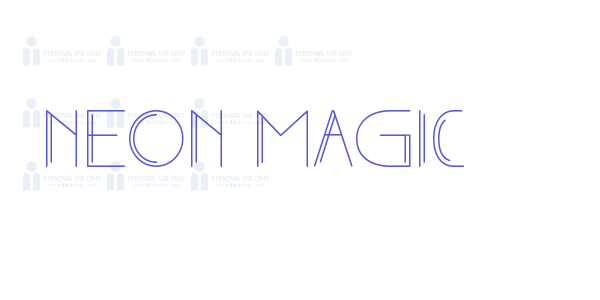 Neon Magic font free