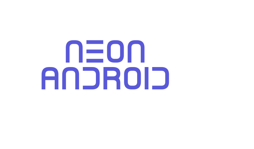 Neon Android Font