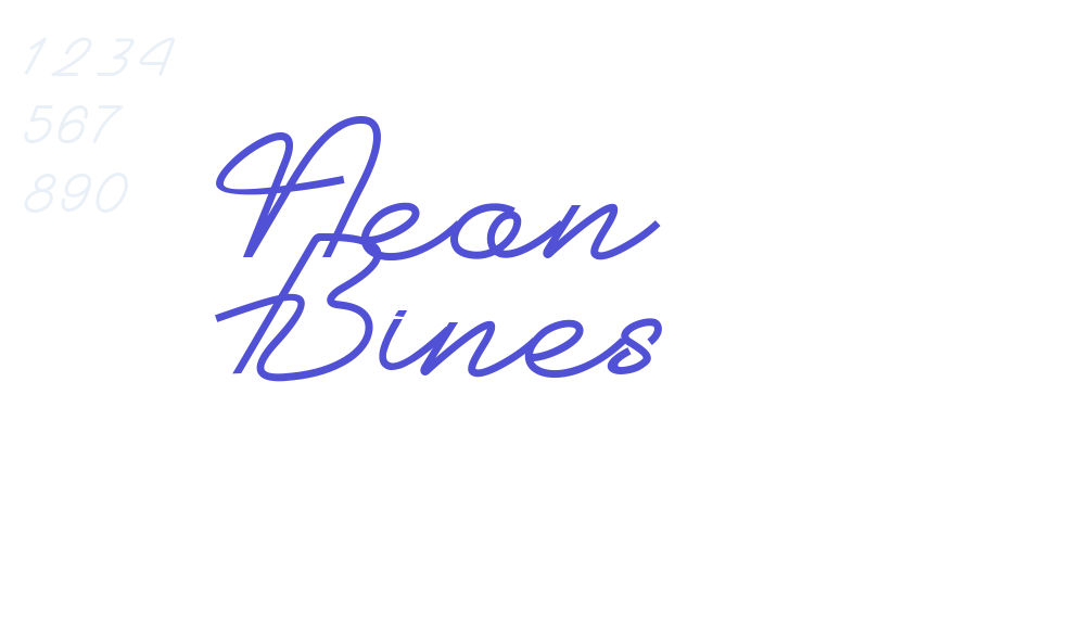 Neon Bines-font-download