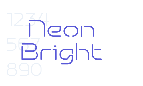 Neon Bright Font Download