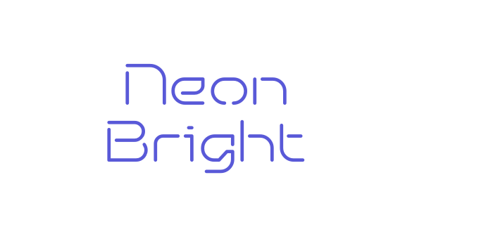 Neon Bright Font Download