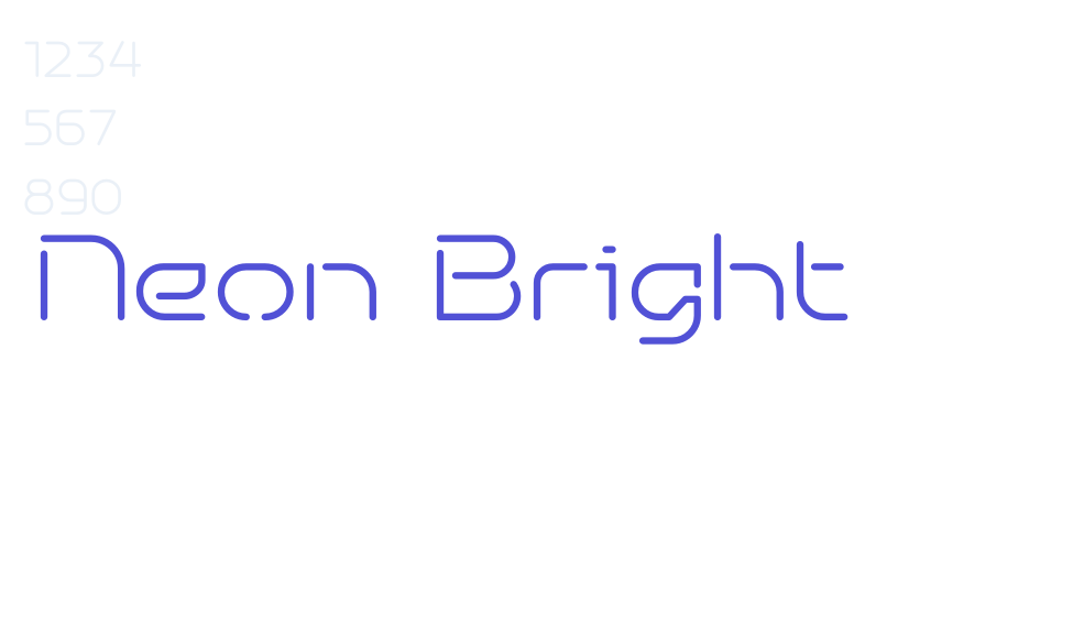 Neon Bright-font-download