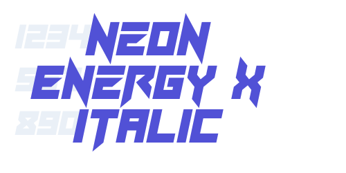 Neon Energy x Italic-font-download