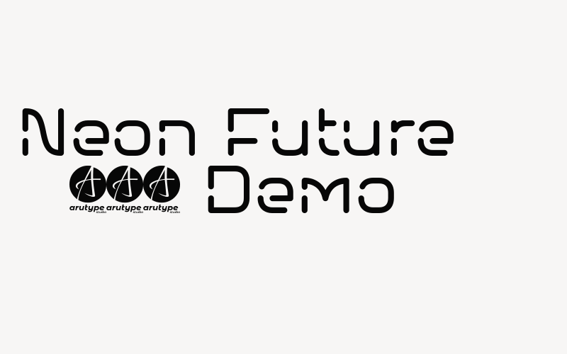 Neon Future 2.0 Demo Font