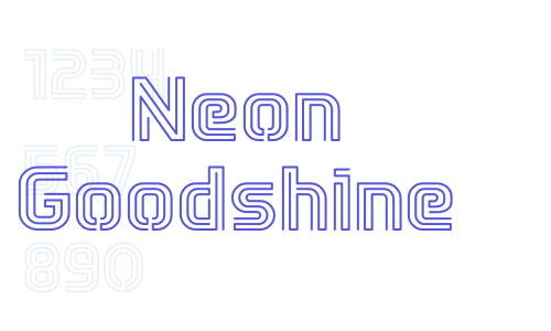 Neon Goodshine Font Download