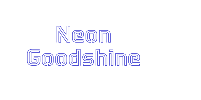 Neon Goodshine Font Download