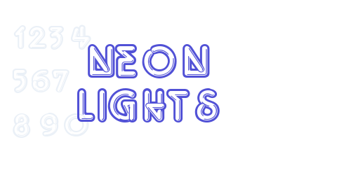 Neon Lights-font-download