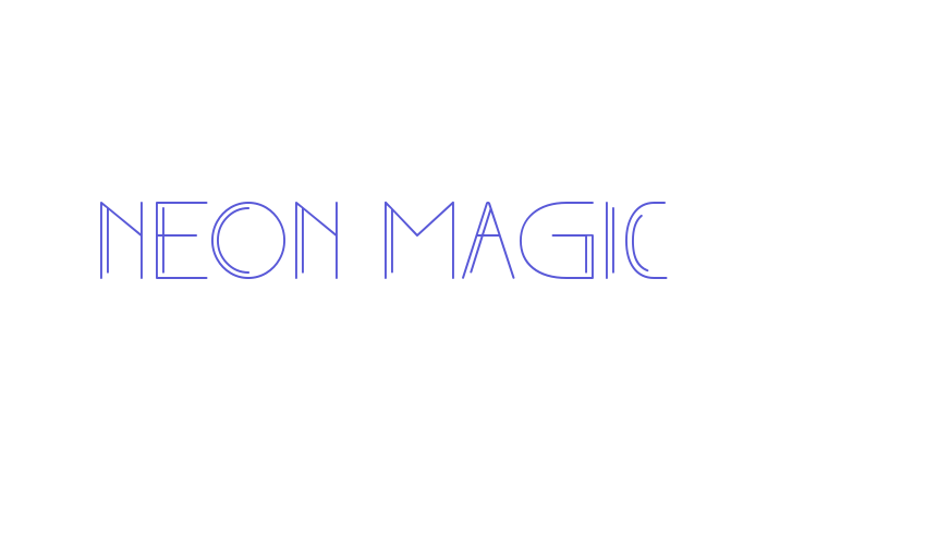 Neon Magic Font Download