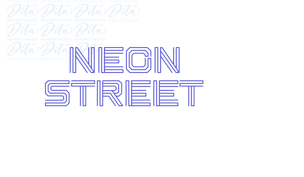 Neon Street-font-download