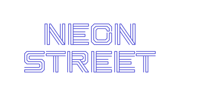 Neon Street Font