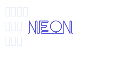 Neon-font-download