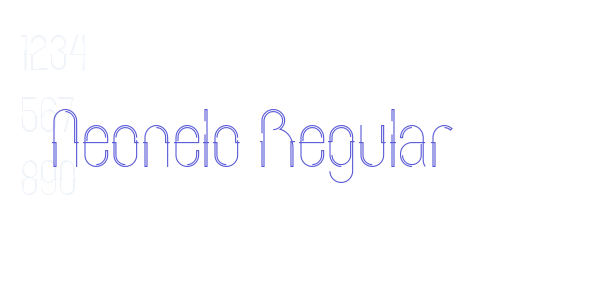 Neonelo Regular font free