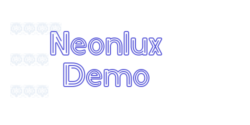 Neonlux Demo-font-download
