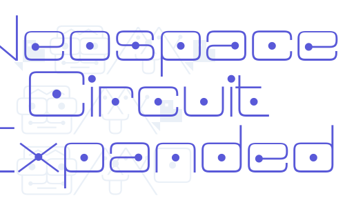 Neospace Circuit Expanded Font Download