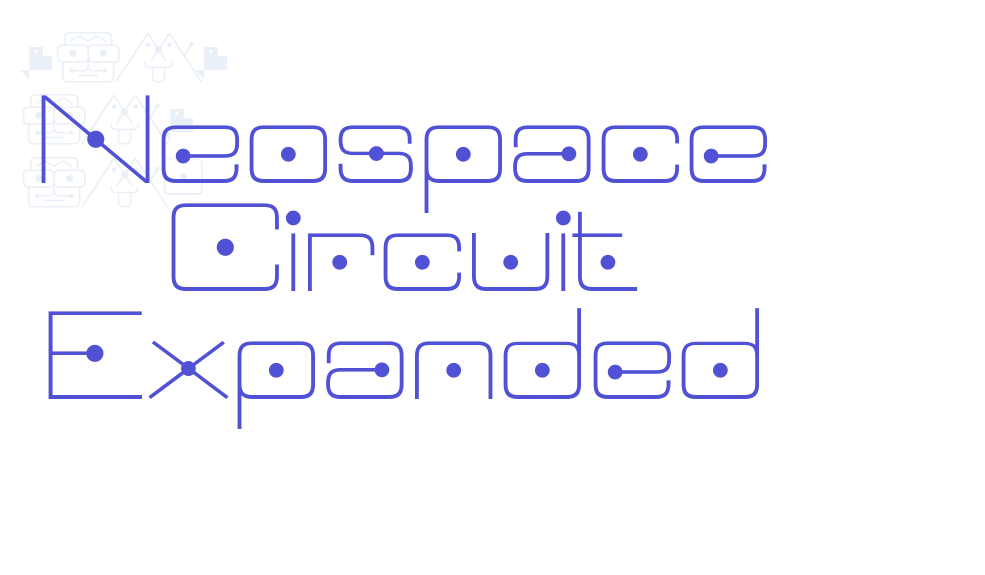 Neospace Circuit Expanded-font-download