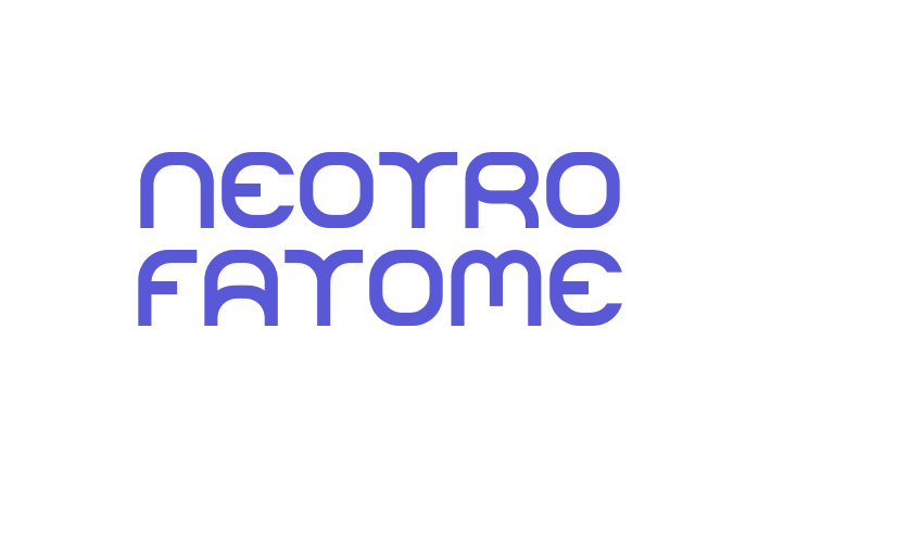 Neotro Fatome Font