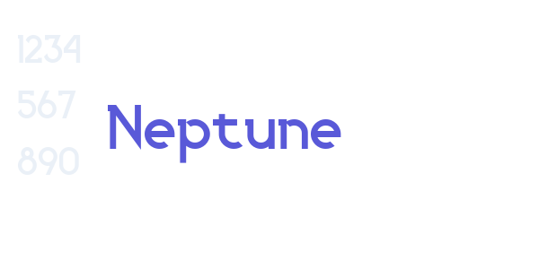 Neptune font