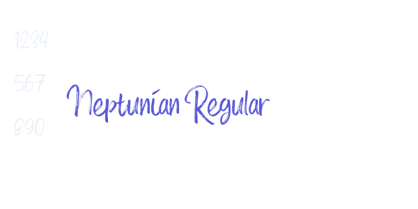 Neptunian Regular font free