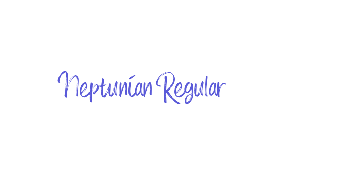 Neptunian Regular Font Download