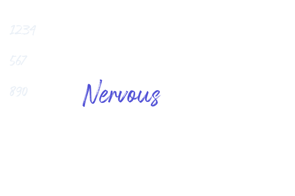 Nervous Font Download