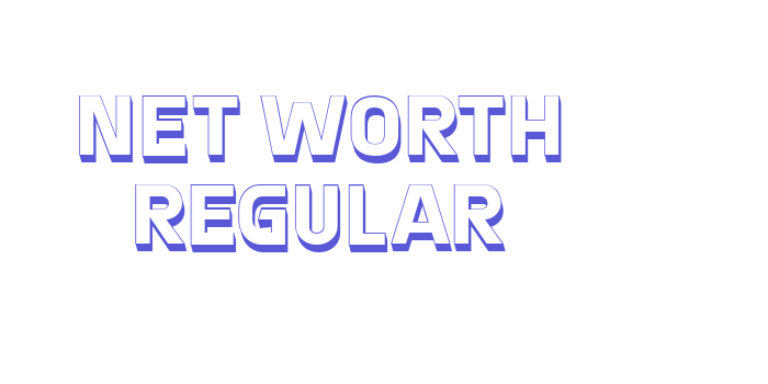 Net Worth Regular Font Download