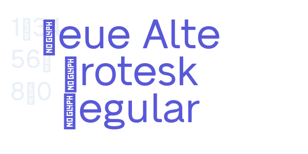 Neue Alte Grotesk Regular font free