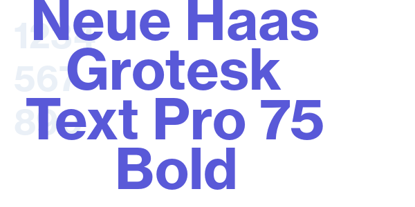 Neue Haas Grotesk Text Pro 75 Bold font free