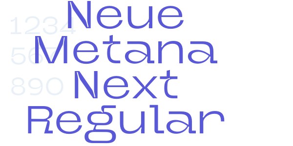 Neue Metana Next Regular font free