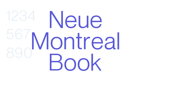 Neue Montreal Book font free