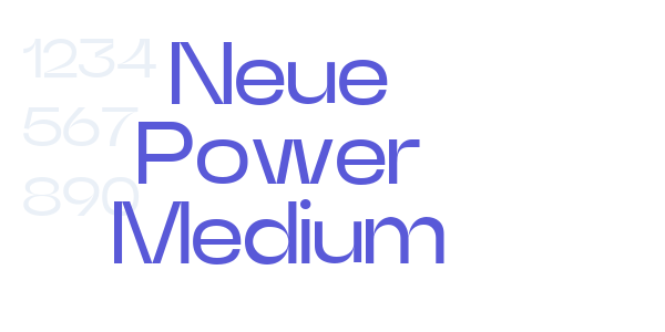 Neue Power Medium font free