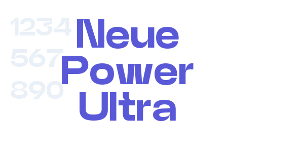 Neue Power Ultra font free