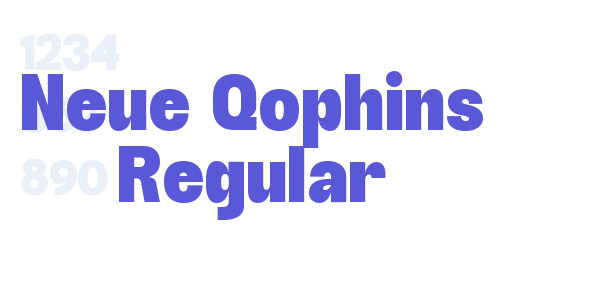 Neue Qophins Regular font free