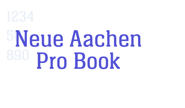 Neue Aachen Pro Book font download