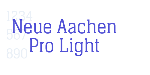 Neue Aachen Pro Light-font-download