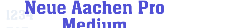 Neue Aachen Pro Medium-font