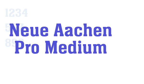 Neue Aachen Pro Medium font download