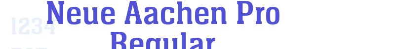 Neue Aachen Pro Regular-font