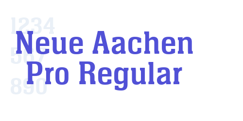 Neue Aachen Pro Regular-font-download