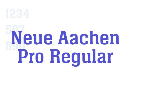 Neue Aachen Pro Regular