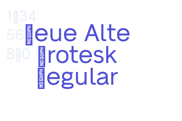 Neue Alte Grotesk Regular Font Download