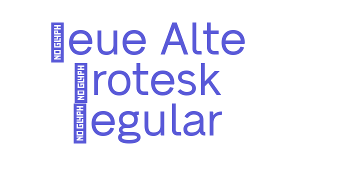 Neue Alte Grotesk Regular Font Download