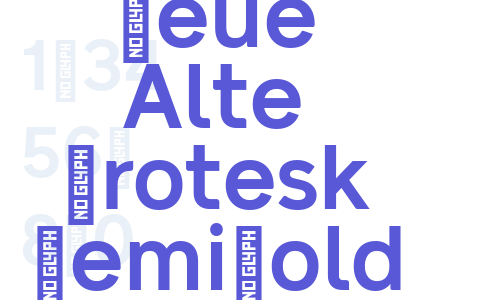 Neue Alte Grotesk SemiBold Font Download