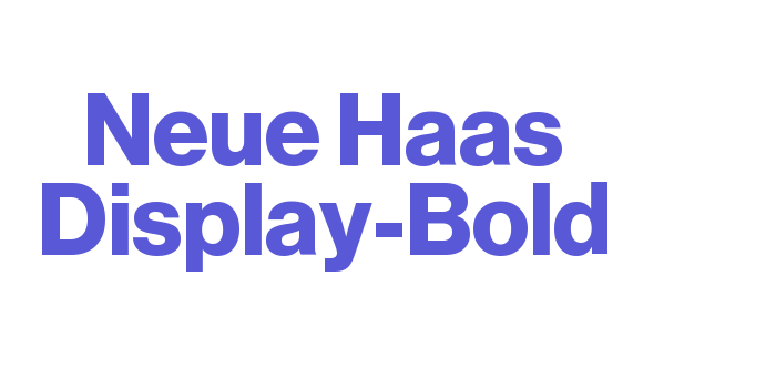 Neue Haas Display-Bold Font Download