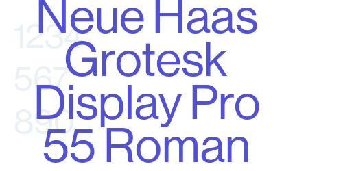 Neue Haas Grotesk Display Pro 55 Roman-font-download