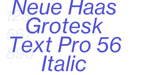 Neue Haas Grotesk Text Pro 56 Italic-font-download