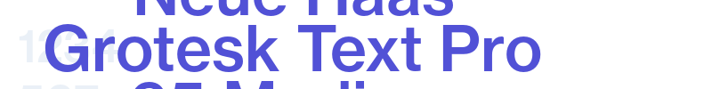 Neue Haas Grotesk Text Pro 65 Medium-font